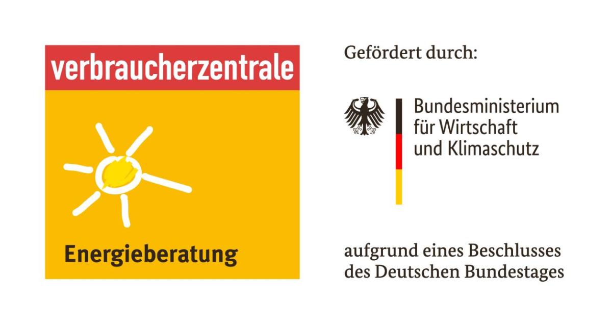 Logo der Energieberatung der Verbraucherzentrale und des Ministeriums für Wirtschaft und Klimaschutz