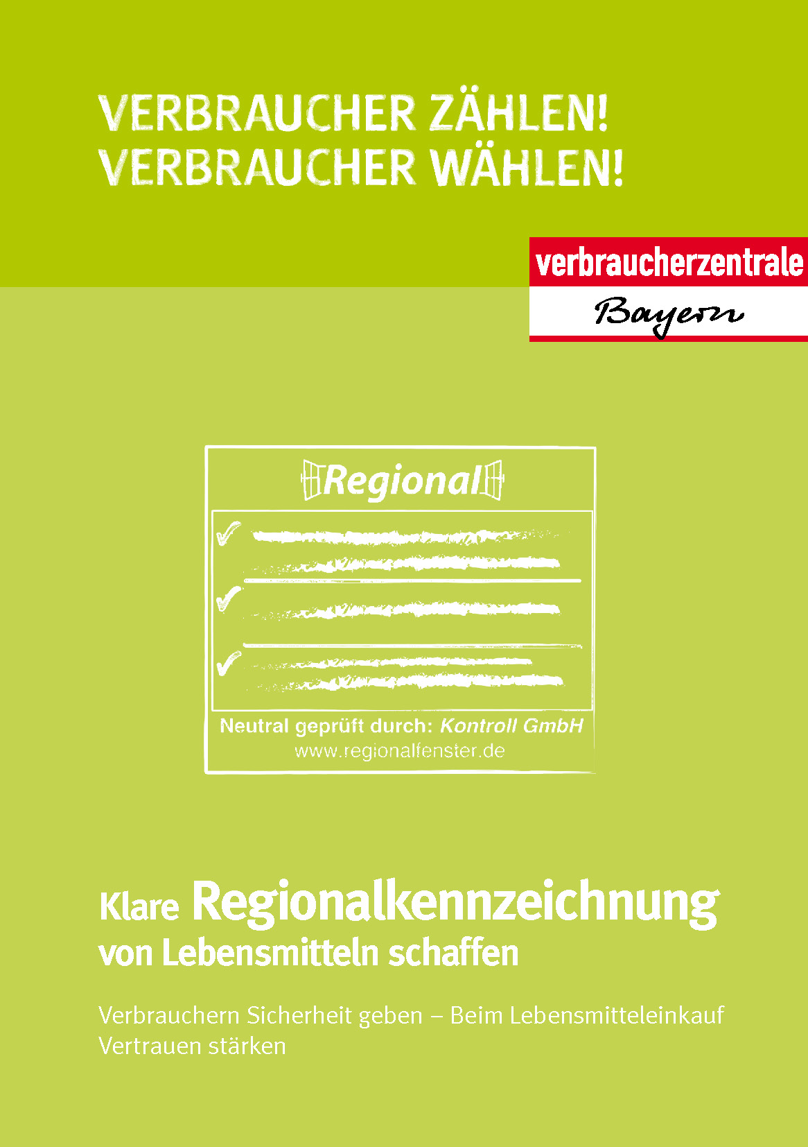 Klare Regionalkennzeichnung von Lebensmitteln schaffen