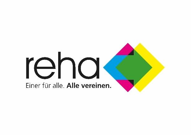 Grafik: Logo der Reha GmbH - Kompetenzzentrum für Leichte Sprache