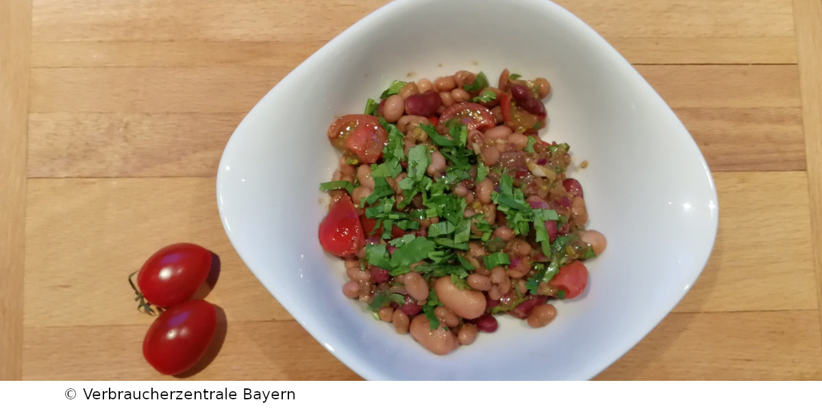 Salat von dreierlei Bohnen | Verbraucherzentrale Bayern