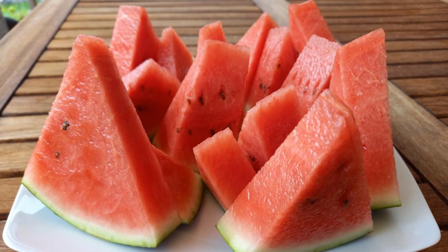Wassermelone in geschnittenen Stücken