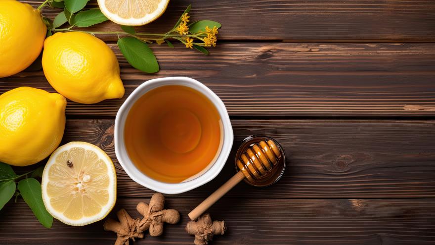 Honig, Zitronen und verschiedene Aromen
