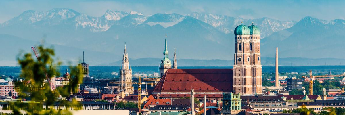 Panorama-Ansicht von München