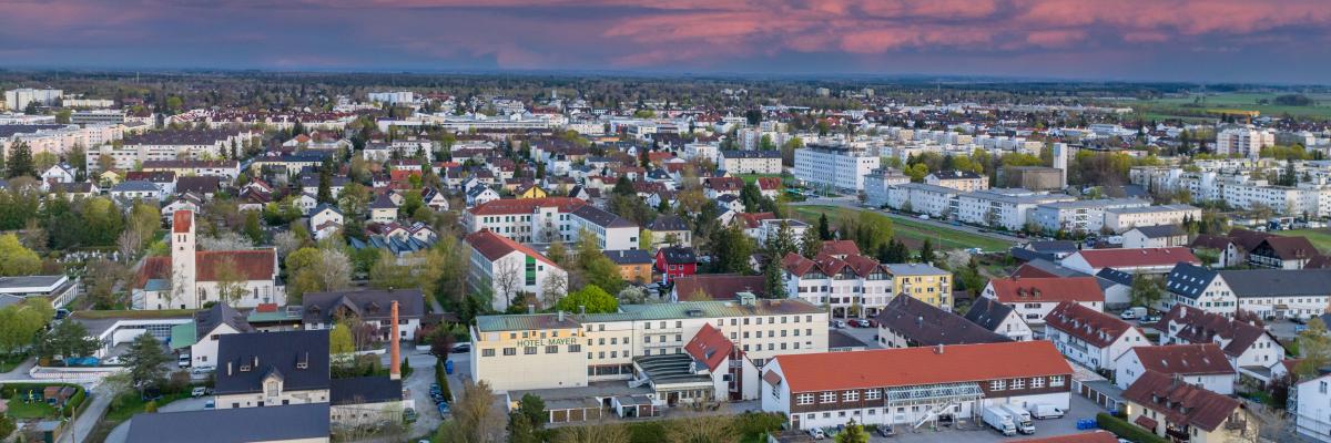 Panorama-Ansicht von Germering