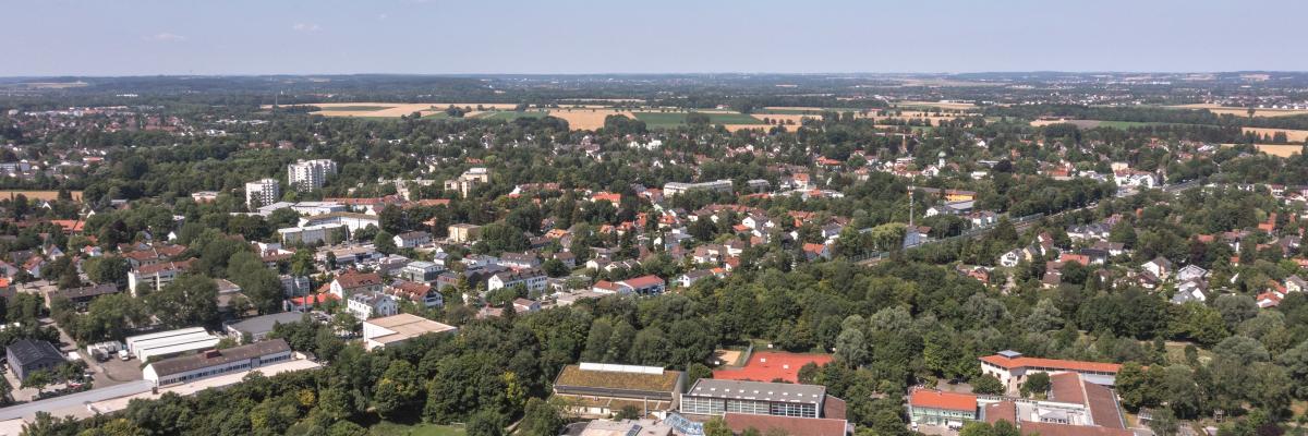 Panorama-Ansicht von Gröbenzell